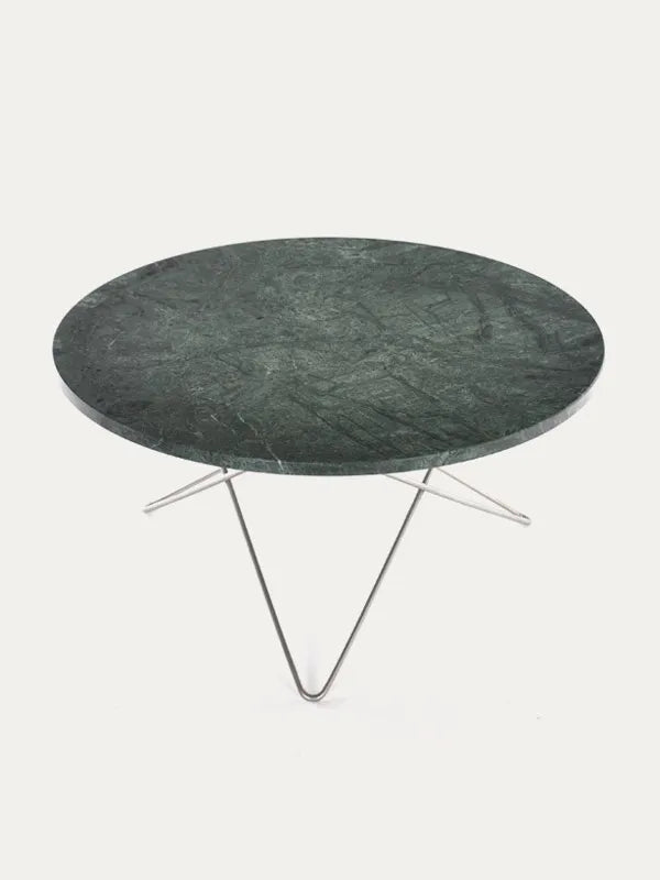 O Table i marmor fra OX Denmarq - Blankt / Grøn marmor - Jacobsen Plus