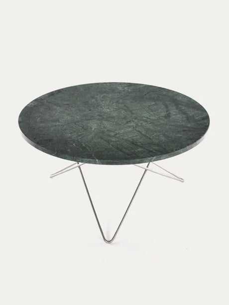 O Table i marmor fra OX Denmarq - Blankt / Grøn marmor - Jacobsen Plus
