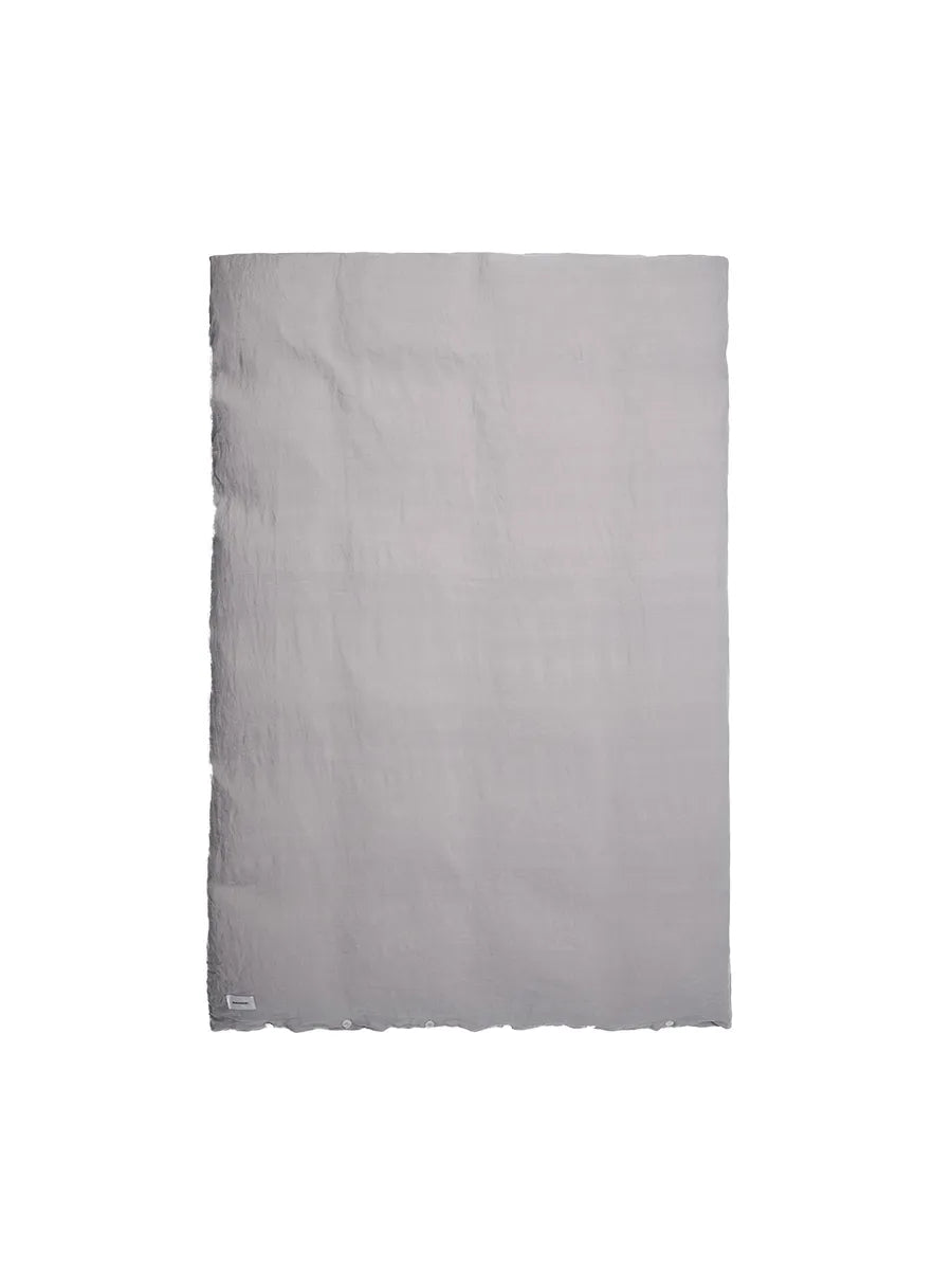 Mother Linen Duvet Cover Single 140x200 cm fra Magniberg - Grey - Jacobsen Plus