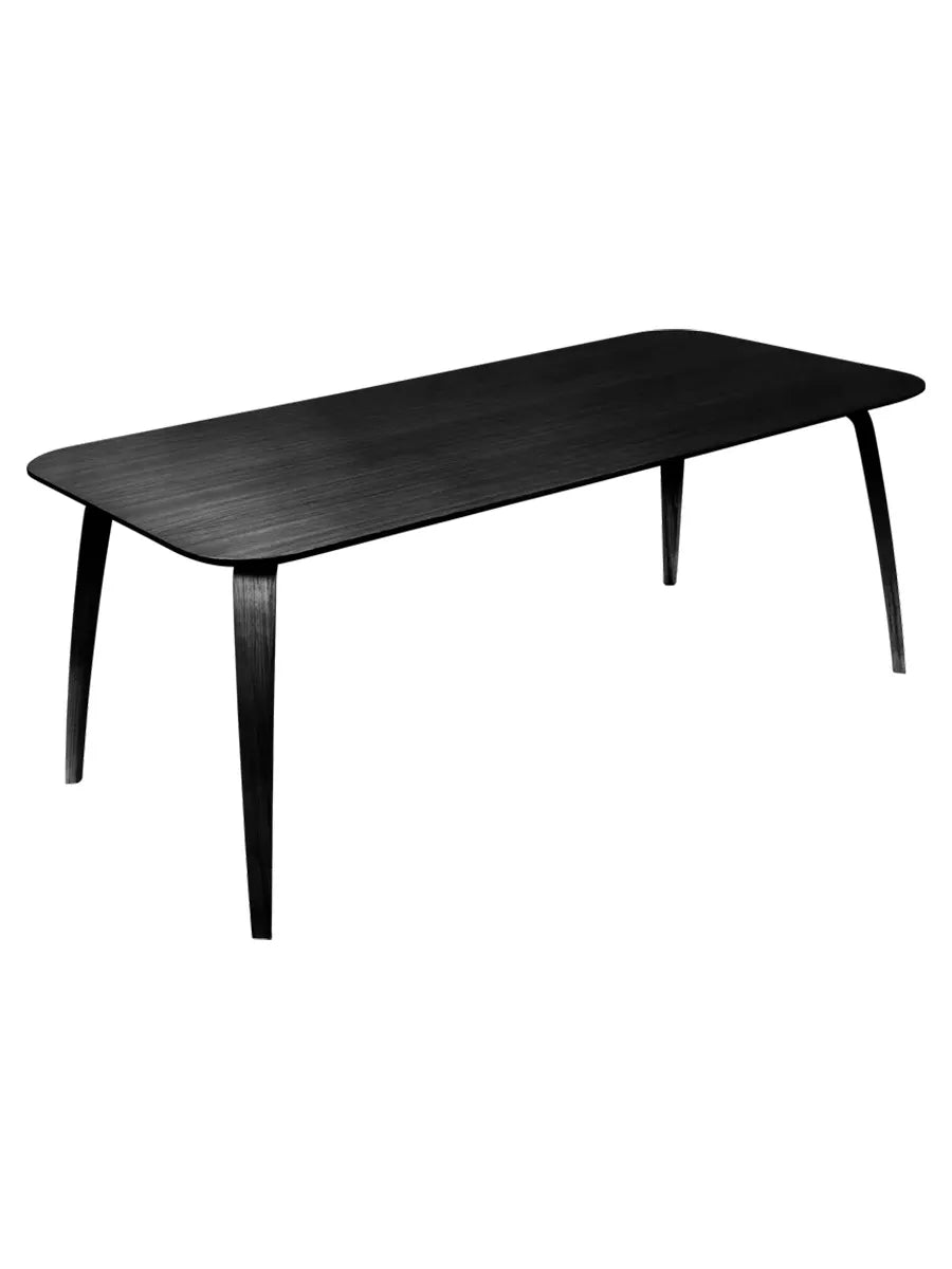 GUBI Dining Table, 180 x 90 cm fra GUBI - Sortlakeret Ask - Jacobsen Plus
