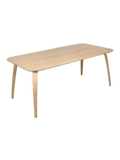 GUBI Dining Table, 200 x 100 cm fra GUBI - Sortlakeret Ask - Jacobsen Plus