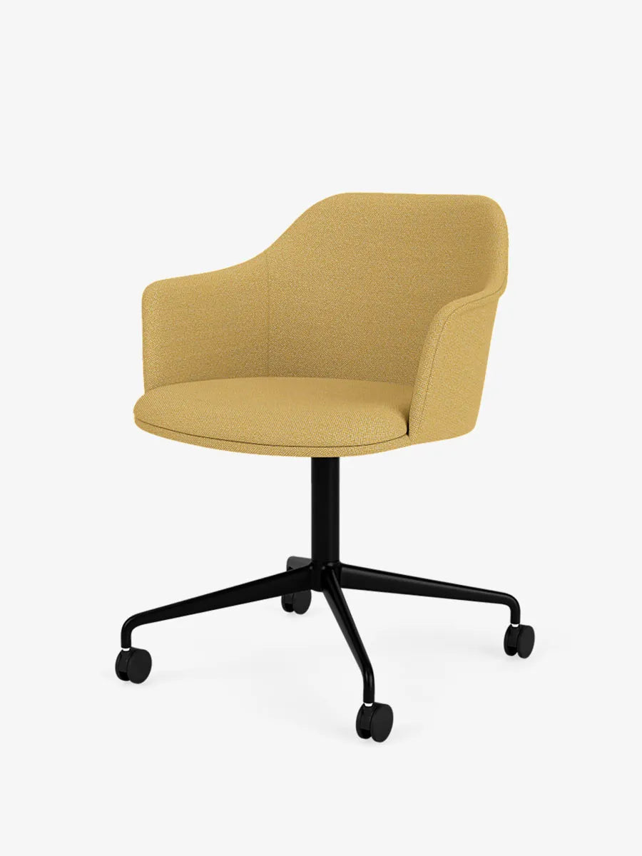 Rely HW51 Stol fra &Tradition - Hallingdal 407 / Black aluminium - Jacobsen Plus