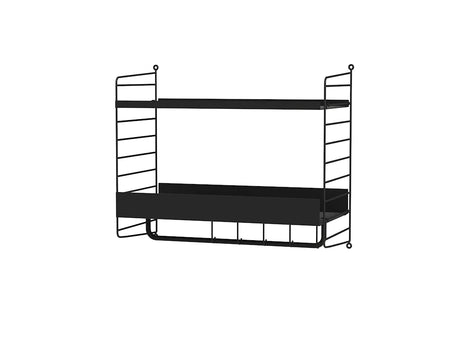 Hallway G, entréreol fra String Furniture - Sort - Jacobsen Plus