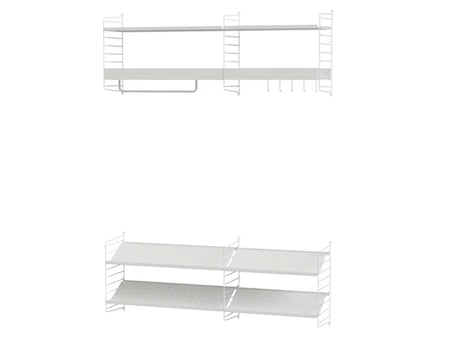 Hallway H, entréreol fra String Furniture - Hvid - Jacobsen Plus