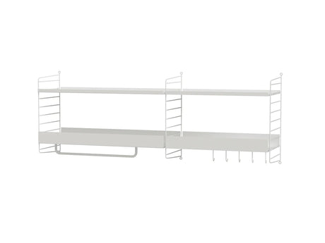 Hallway J, entréreol fra String Furniture - Hvid - Jacobsen Plus