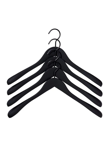 Soft Coat Hanger 4 stk. fra Hay - Wide / Sort - Jacobsen Plus