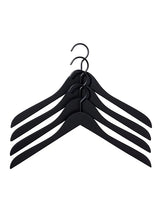 Soft Coat Hanger 4 stk. fra Hay - Slim / Sort - Jacobsen Plus