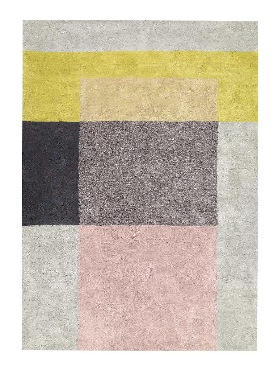 Colour tæppe, grå/rose/gul fra Hay - 1 - Jacobsen Plus