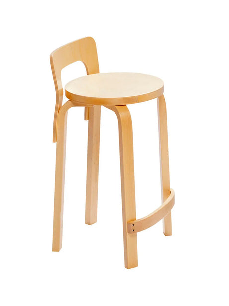High Chair K65 fra Artek - Hvid laminat - Jacobsen Plus