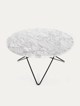 O Table i marmor fra OX Denmarq - Sort / Hvid marmor - Jacobsen Plus