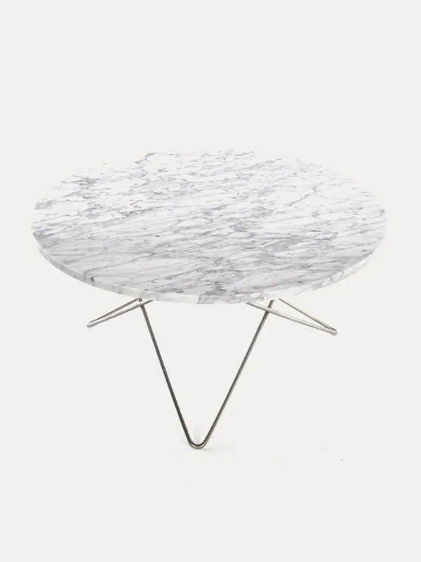 O Table i marmor fra OX Denmarq - Blankt / Hvid marmor - Jacobsen Plus