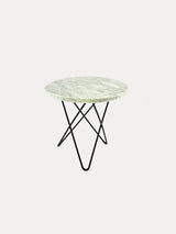 Mini O Table fra OX Denmarq - Sort / Hvid marmor - Jacobsen Plus