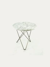 Mini O Table fra OX Denmarq - Blankt / Hvid marmor - Jacobsen Plus