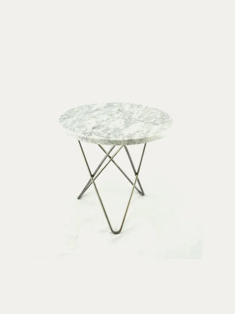 Mini O Table fra OX Denmarq - Blankt / Hvid marmor - Jacobsen Plus