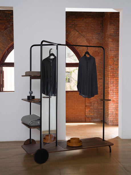 Host Wardrobe, walnut fra Stellar Works - 2 - Jacobsen Plus