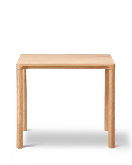 Piloti Wood sofabord, 46,5x39, H:41 cm af Hugo Passos - Eg lys olie - Jacobsen Plus