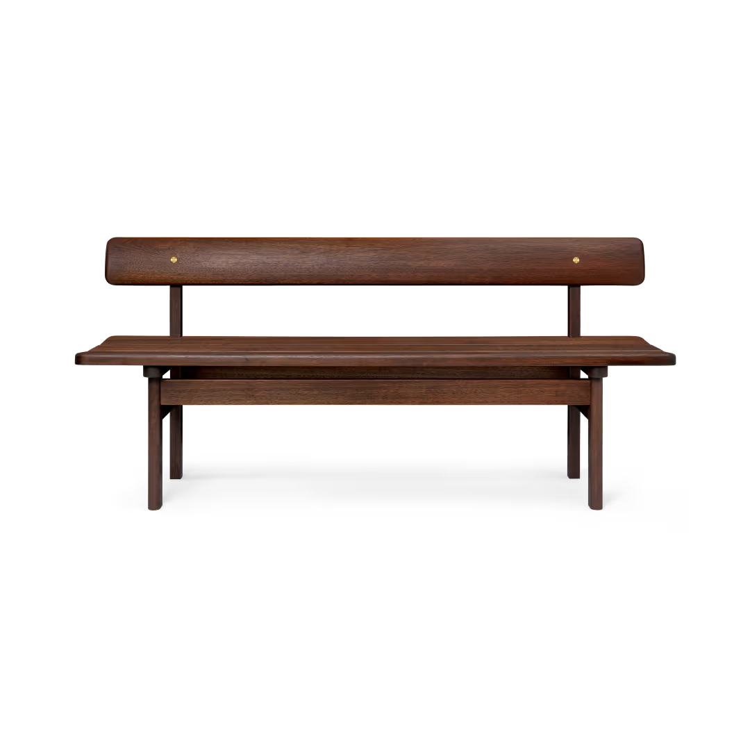 BM0699 Asserbo bænk m. ryglæn af Børge Mogensen