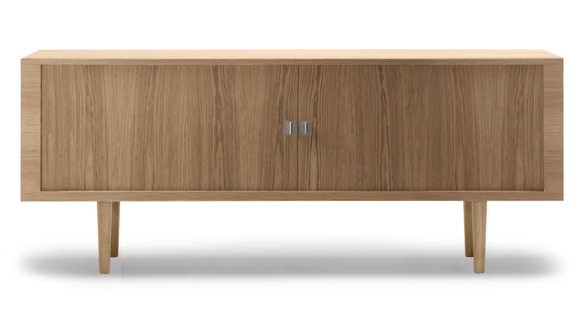 CH825 Credenza Skænk af Hans J. Wegner - Eg / Olie / Massivt træ - Jacobsen Plus