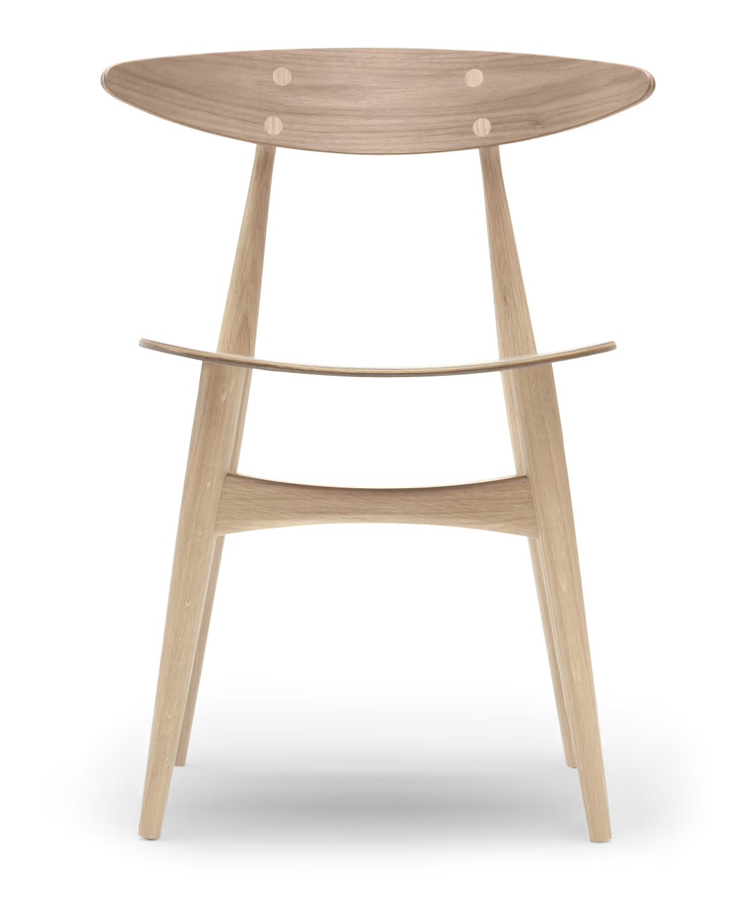 CH33T Stol af Hans J. Wegner - Hvidolie / Eg-eg - Jacobsen Plus