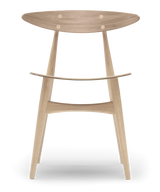 CH33T Stol af Hans J. Wegner - Hvidolie / Eg-eg - Jacobsen Plus