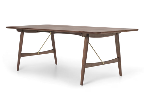 BM1160 Jagtbordet, 210 x 95 cm af Børge Mogensen - Valnød - Olie - Messing - Jacobsen Plus