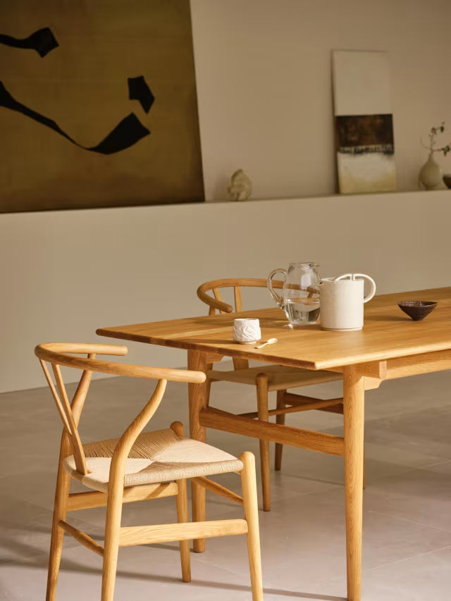 CH327 spisebord, 190 cm eg olie af Hans J. Wegner