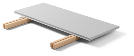 CH327T Tillægsplade fra Carl Hansen & Søn - Grå - Jacobsen Plus