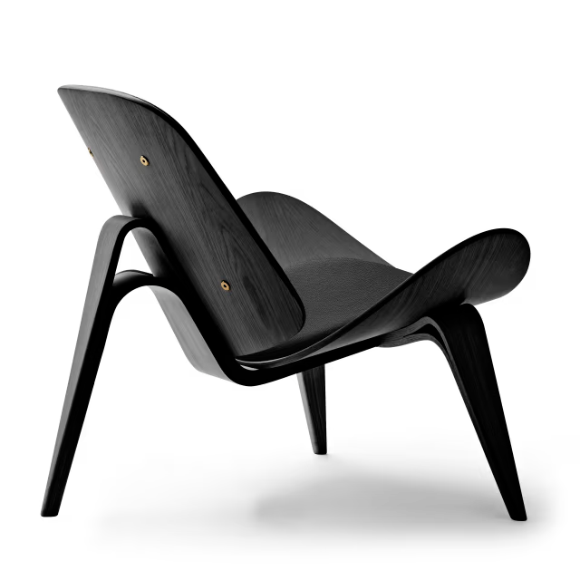 CH07 Skalstol, eg sortmalet/Thor 301 af Hans J. Wegner