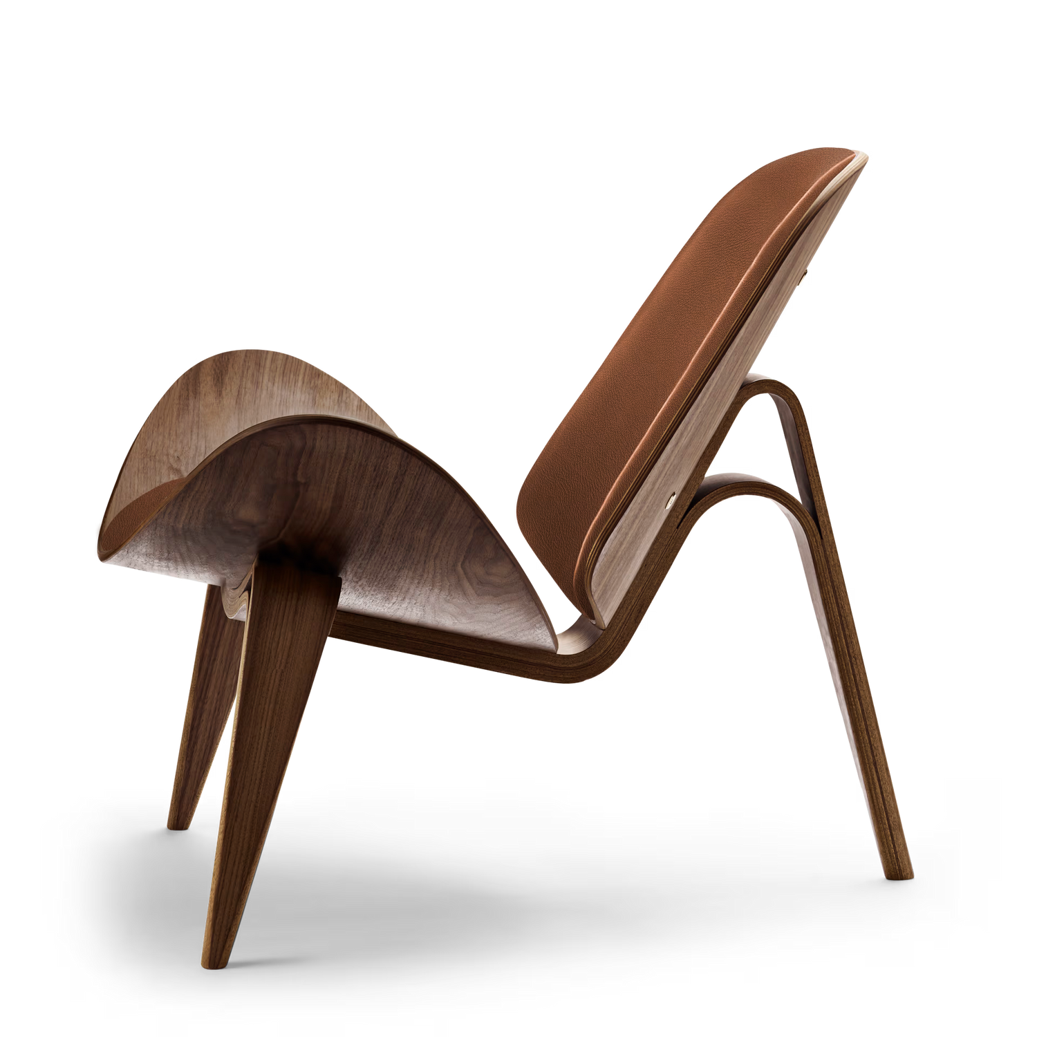 CH07 Skalstol, valnød olie/Thor 307 af Hans J. Wegner