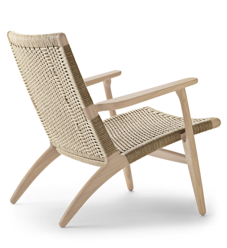 CH25 Loungestol, eg hvidolie af Hans J. Wegner - 3 - Jacobsen Plus
