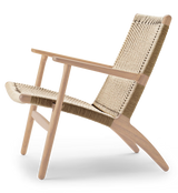 CH25 Loungestol, eg hvidolie af Hans J. Wegner - 2 - Jacobsen Plus