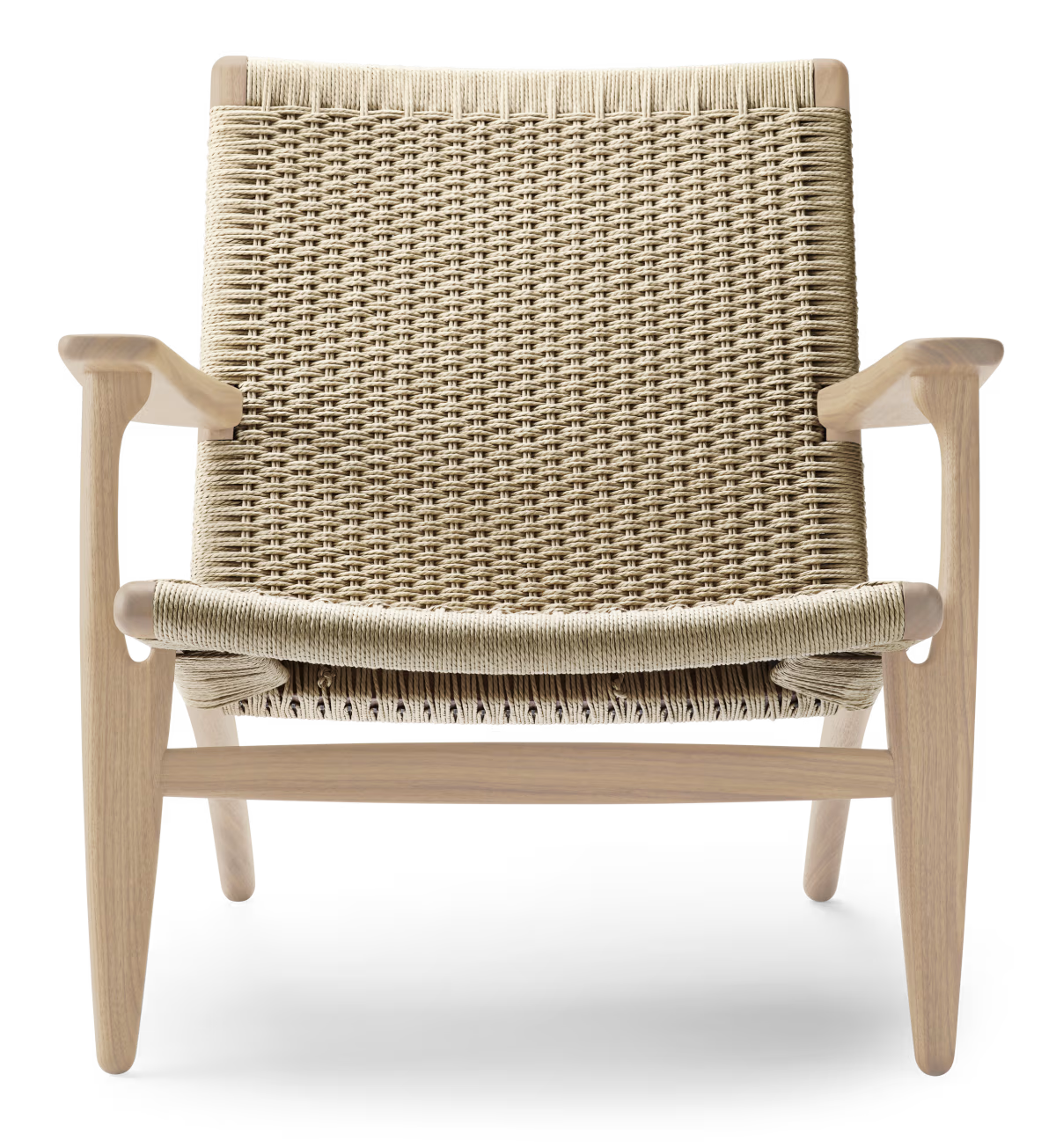 CH25 Loungestol, eg hvidolie af Hans J. Wegner - 1 - Jacobsen Plus