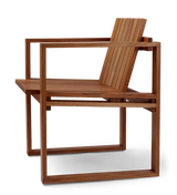 BK11 udendørs loungestol, olieret teak inkl. charcoal hynde fra Carl Hansen & Søn - 4 - Jacobsen Plus