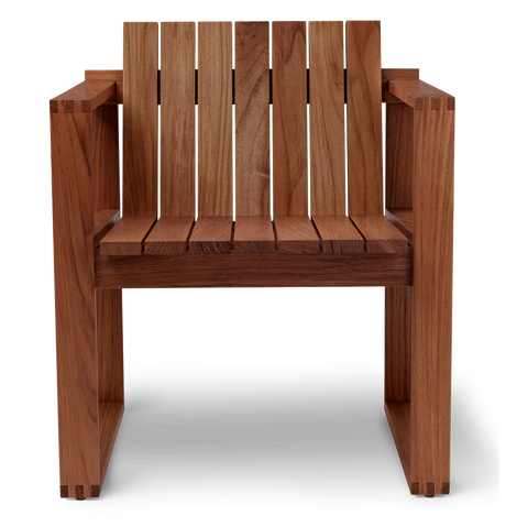 BK11 udendørs loungestol, olieret teak inkl. charcoal hynde fra Carl Hansen & Søn - 3 - Jacobsen Plus