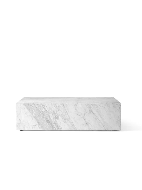 Plinth Low White Carrara marmor fra Audo Copenhagen - 1 - Jacobsen Plus
