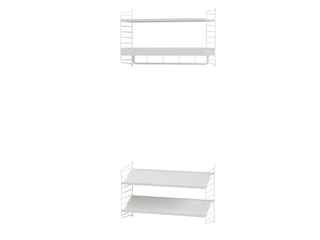 Hallway Q, entréreol fra String Furniture - Hvid - hvid - Jacobsen Plus