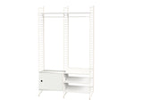 Hallway S, entréreol fra String Furniture - Beige - hvid - Jacobsen Plus