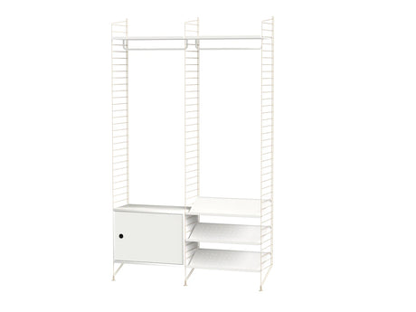 Hallway S, entréreol fra String Furniture - Beige - hvid - Jacobsen Plus