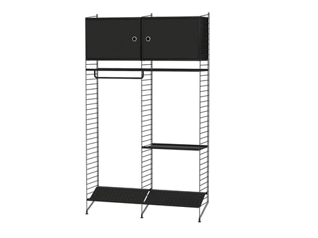 Hallway T, entréreol fra String Furniture - Sort - sort - Jacobsen Plus