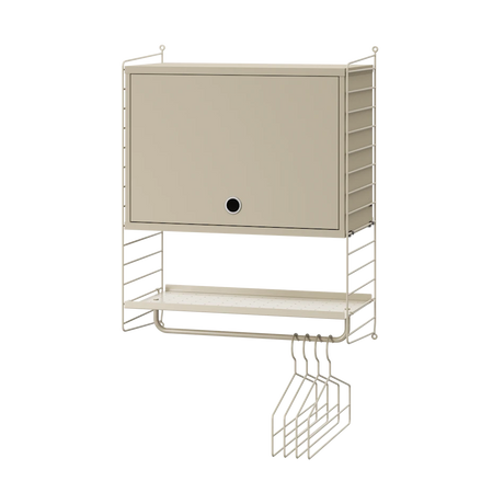 Hallway V, entréreol fra String Furniture - Beige - beige - Jacobsen Plus