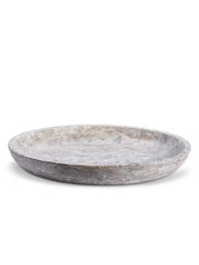 Hyben Fad, silver travertin fra Wabi Sabi Nordic