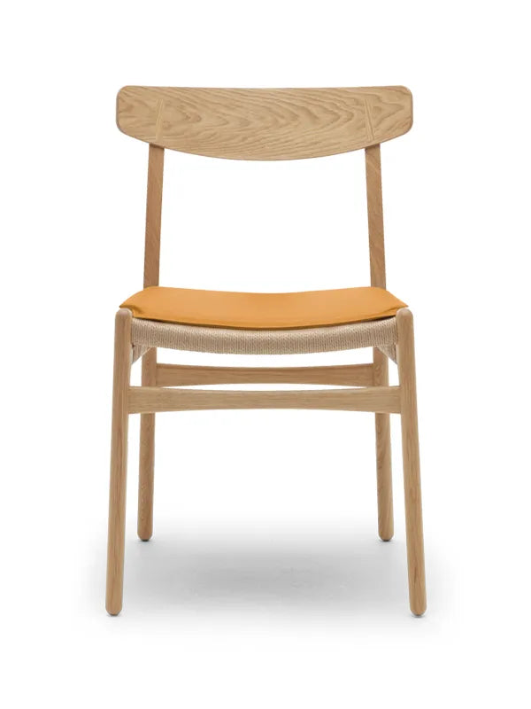 Sædehynde til CH23 fra Carl Hansen & Søn - Gylden brun - Jacobsen Plus