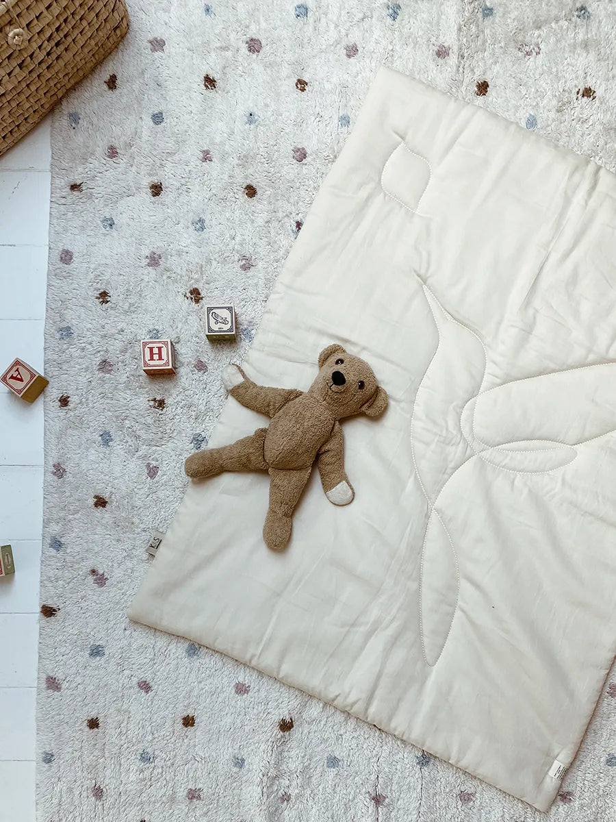 Kolibri babytæppe, beige fra Kas Kopenhagen - 2 - Jacobsen Plus