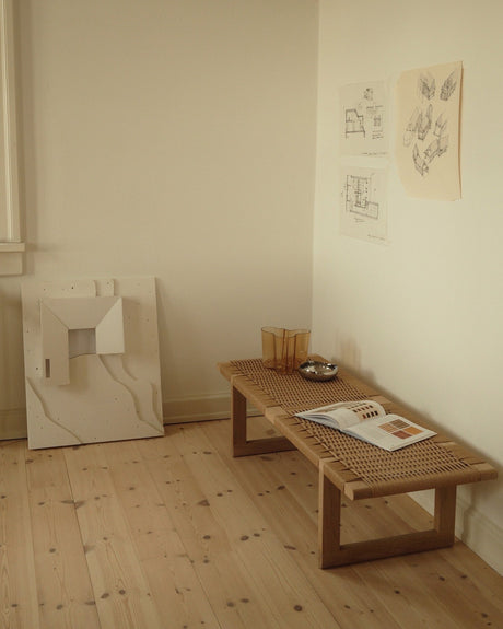 BM0489L Table Bench Special Edition, eg sæbe papirflet af Børge Mogensen - 3 - Jacobsen Plus