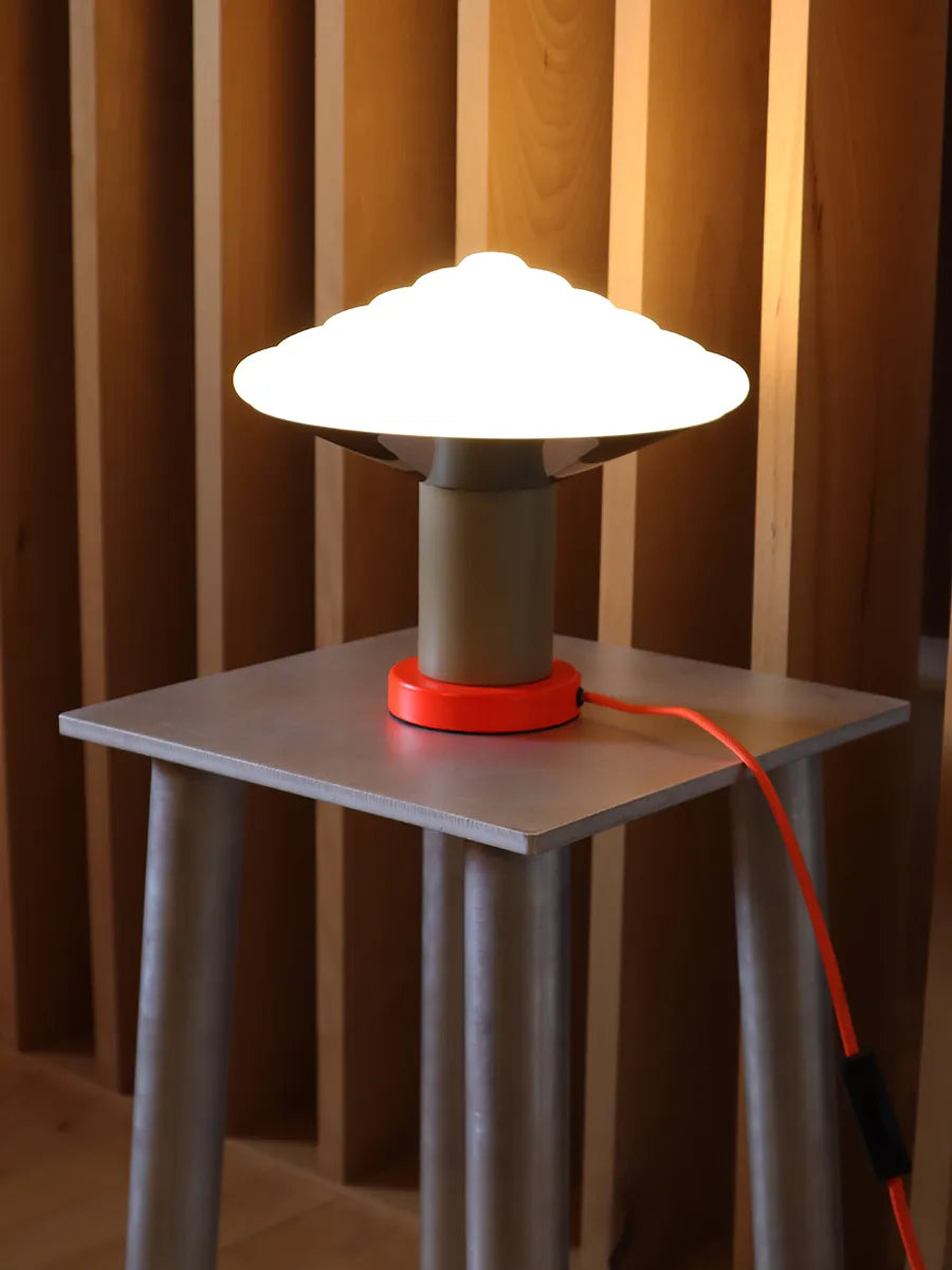 Whipped Table Lamp, luminous orange fra LEO Objects - 3 - Jacobsen Plus