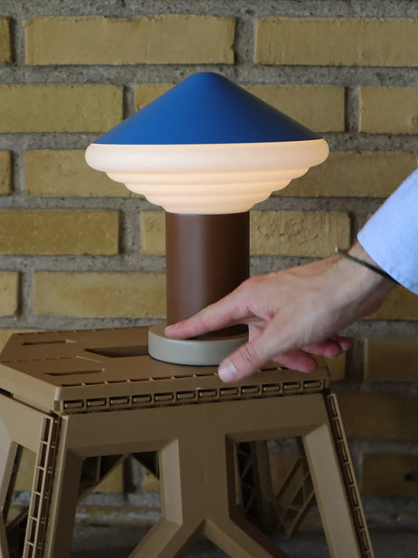 Whipped Portable Table Lamp, sky blue fra LEO Objects - 3 - Jacobsen Plus