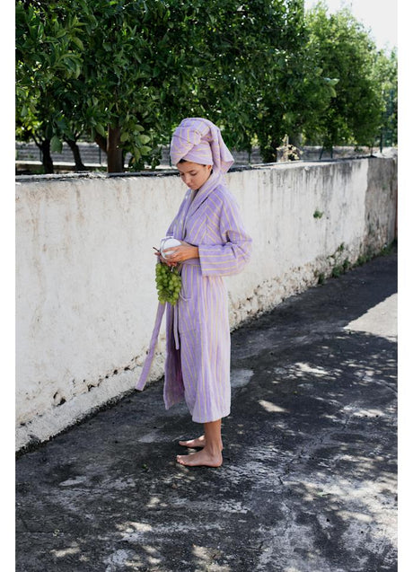 Naram badekåbe, Lilac & Neon Yellow fra Bongusta - S-M - Jacobsen Plus
