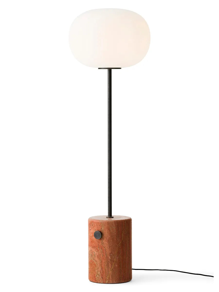 JWDA Floor Lamp, red travertine stone fra Audo Copenhagen