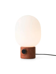 JWDA Table Lamp, red travertine stone fra Audo Copenhagen