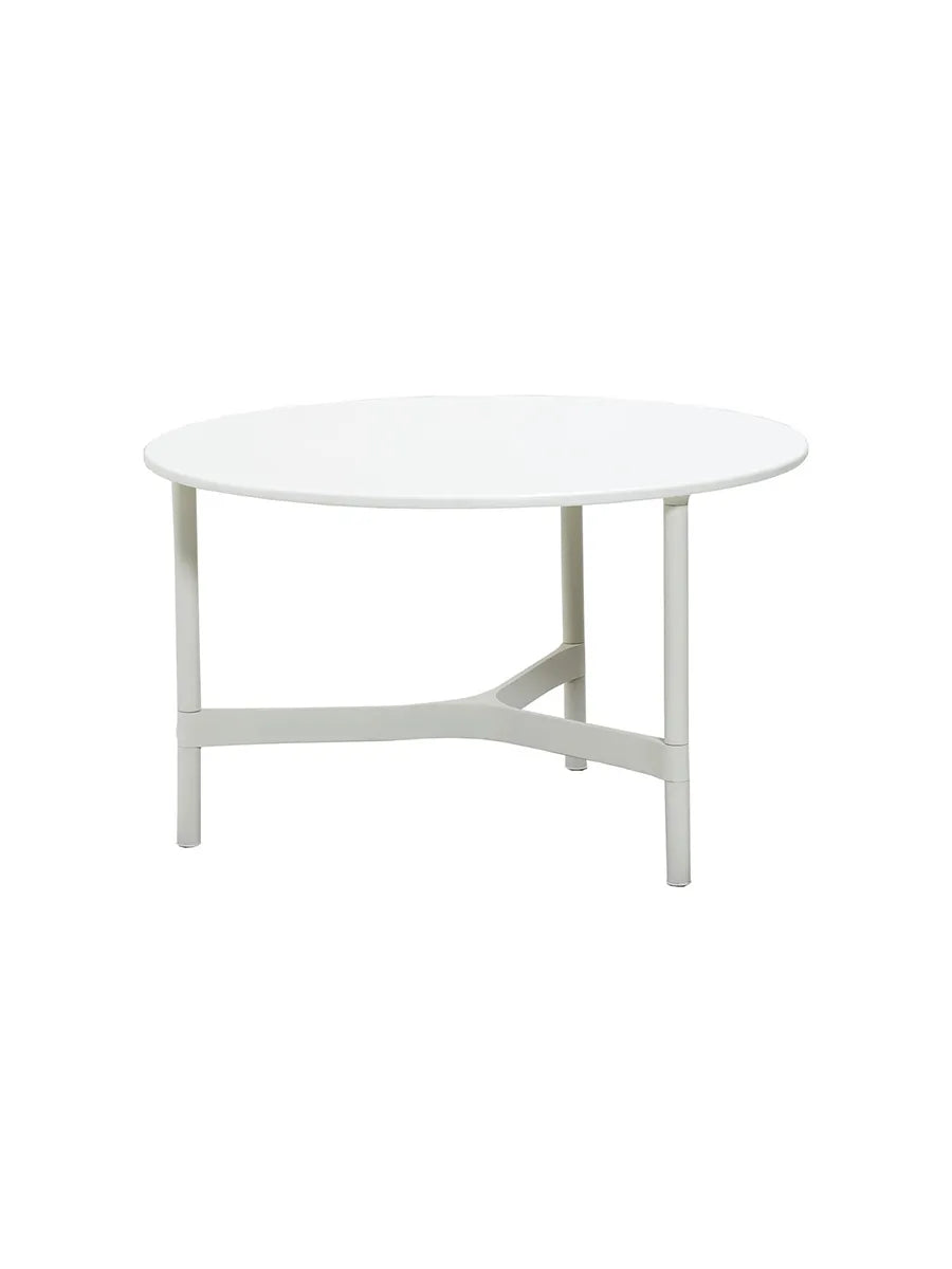 Twist Sofabord, medium fra Cane-line - White / White (Hi-Core) - Jacobsen Plus